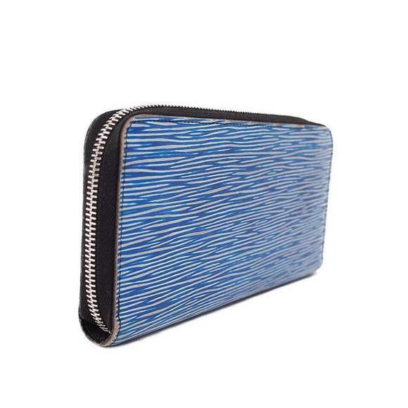 Louis Vuitton Zip Epi Wallet Denim Long Zippy - Picture 1 of 5